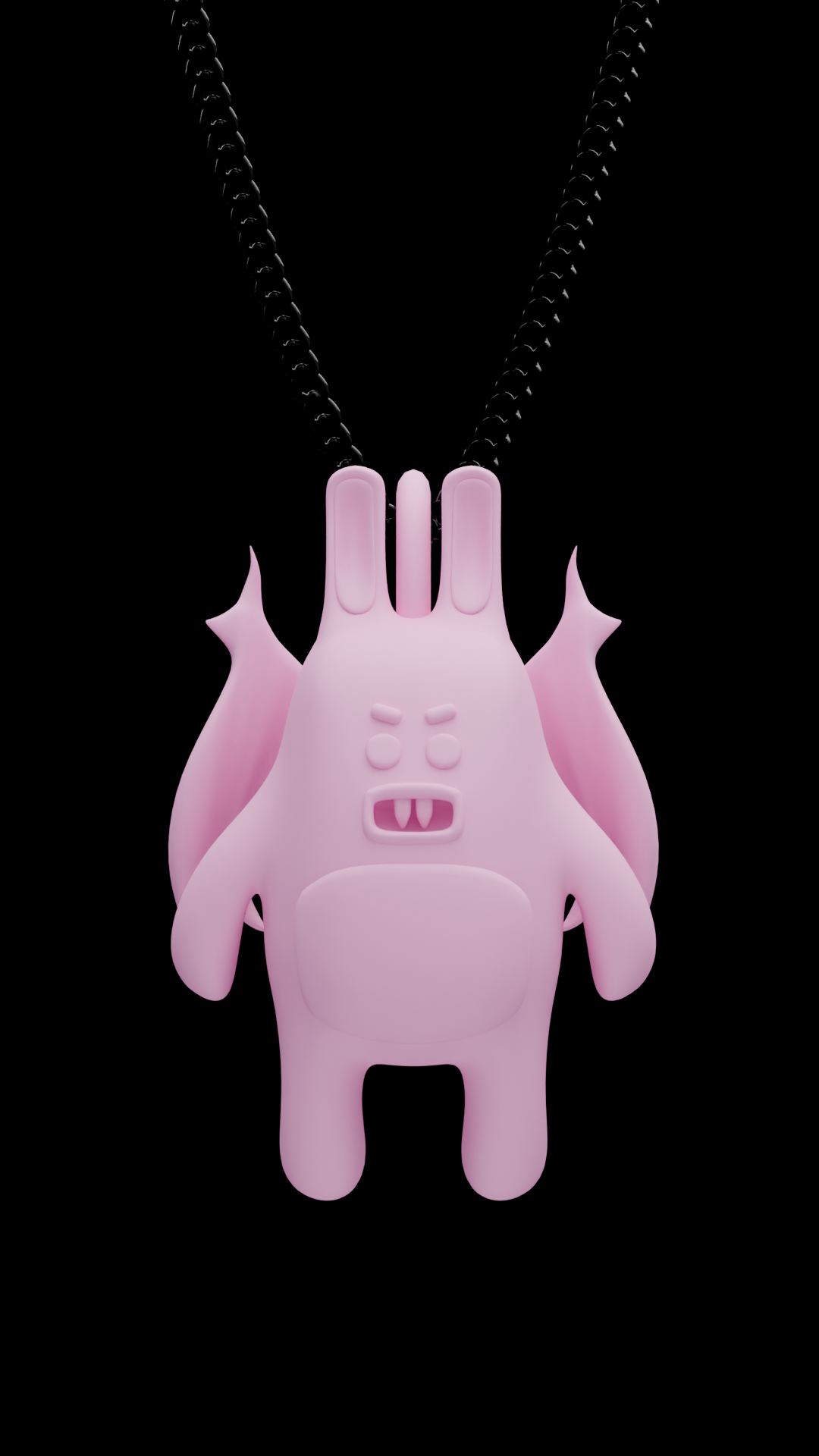 PINK RESIN PENDANT